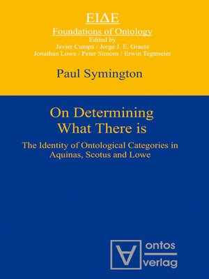 cover image of On Determining What There is